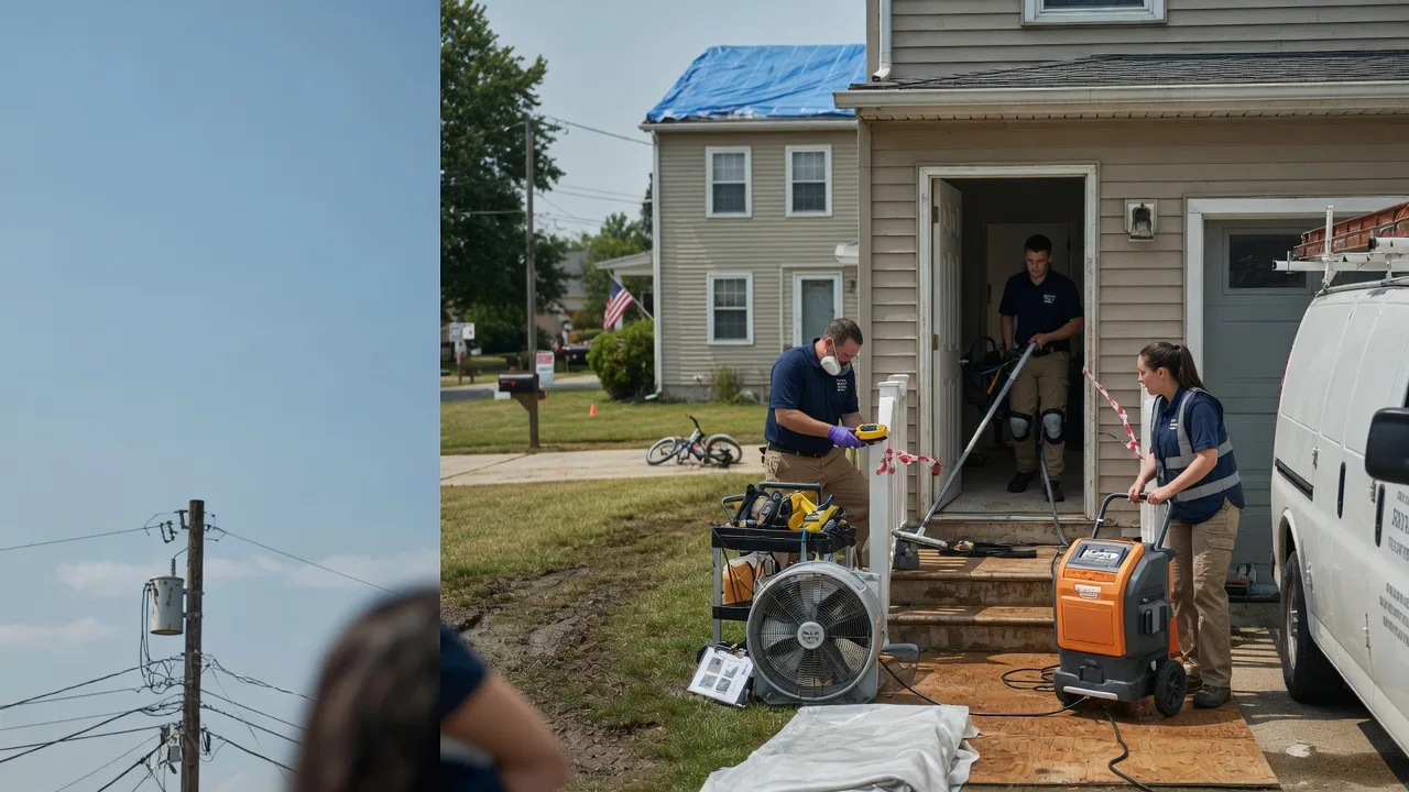 Water Damage Repair in Hillsdale, IN near me